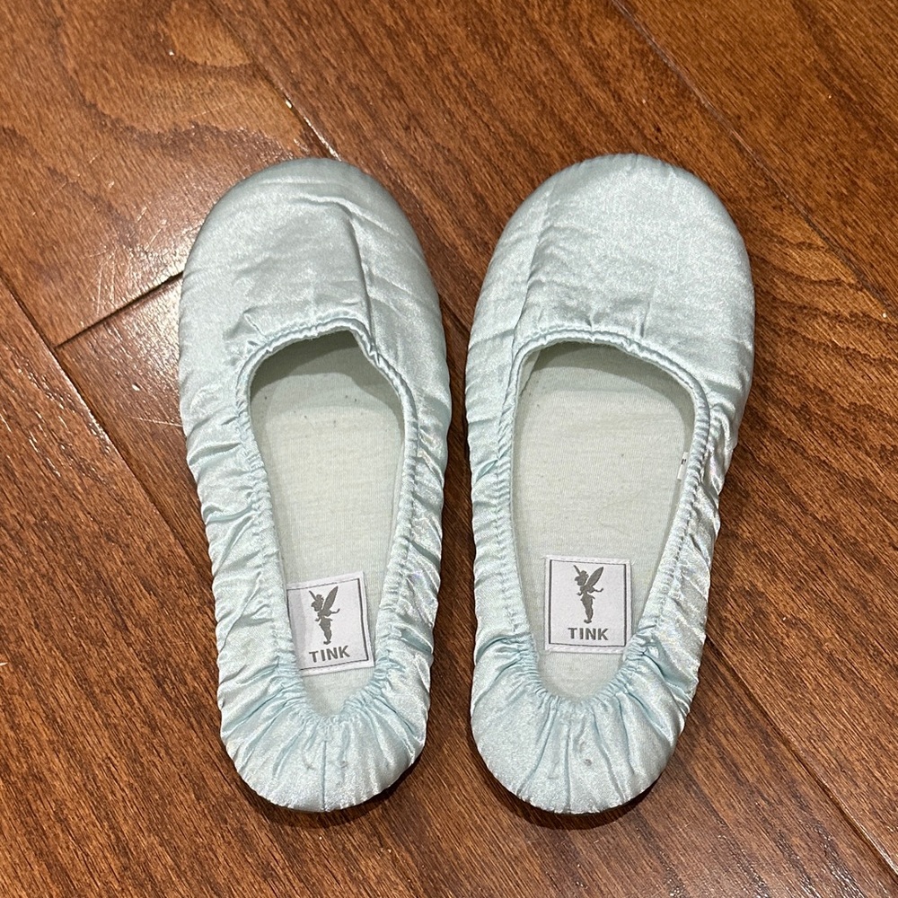 Disney Tink Light Blue cloth flats slippers